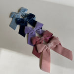 Sailor Bow // Mauve Rose Vintage Velvet