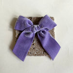 Sailor Bow // Violet Vintage Velvet
