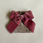 Sailor Bow // Mauve Rose Vintage Velvet