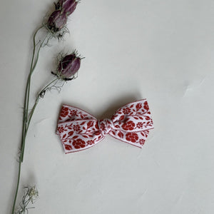Medium Bow // Red Floral