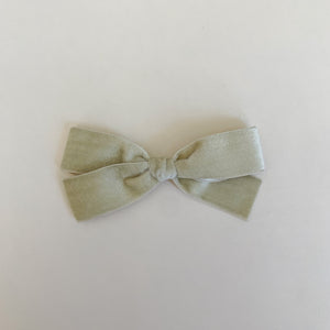 Small Velvet // muted green