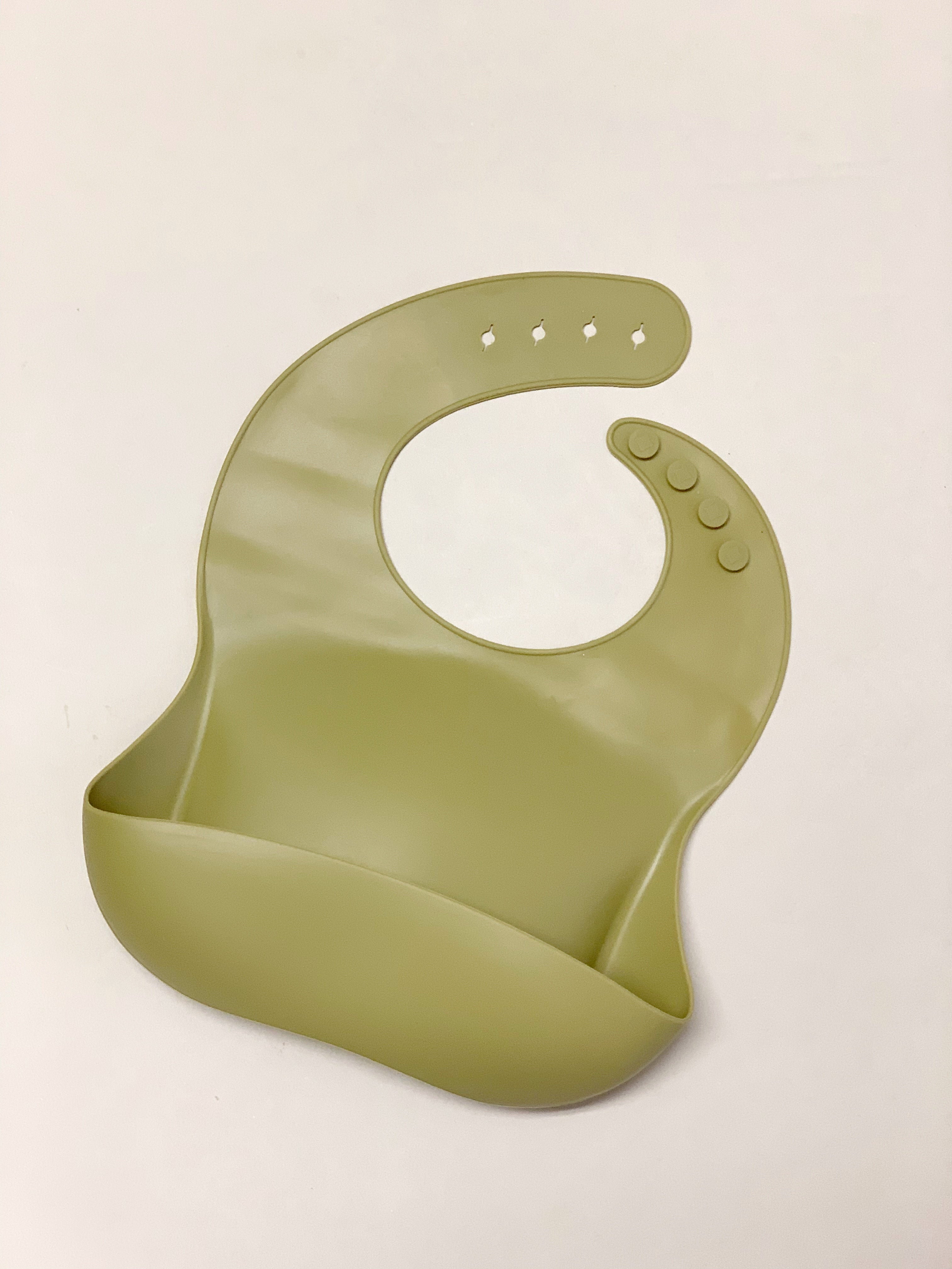 Silicone Bib // Olive