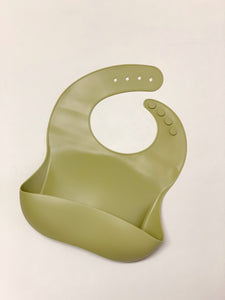 Silicone Bib // Olive