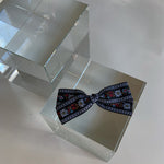 Small bow // black floral